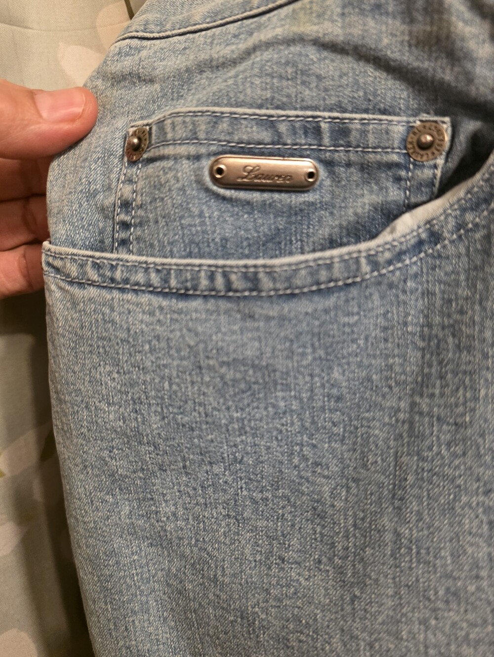 Lauren Ralph Lauren Light Wash Denim Overalls